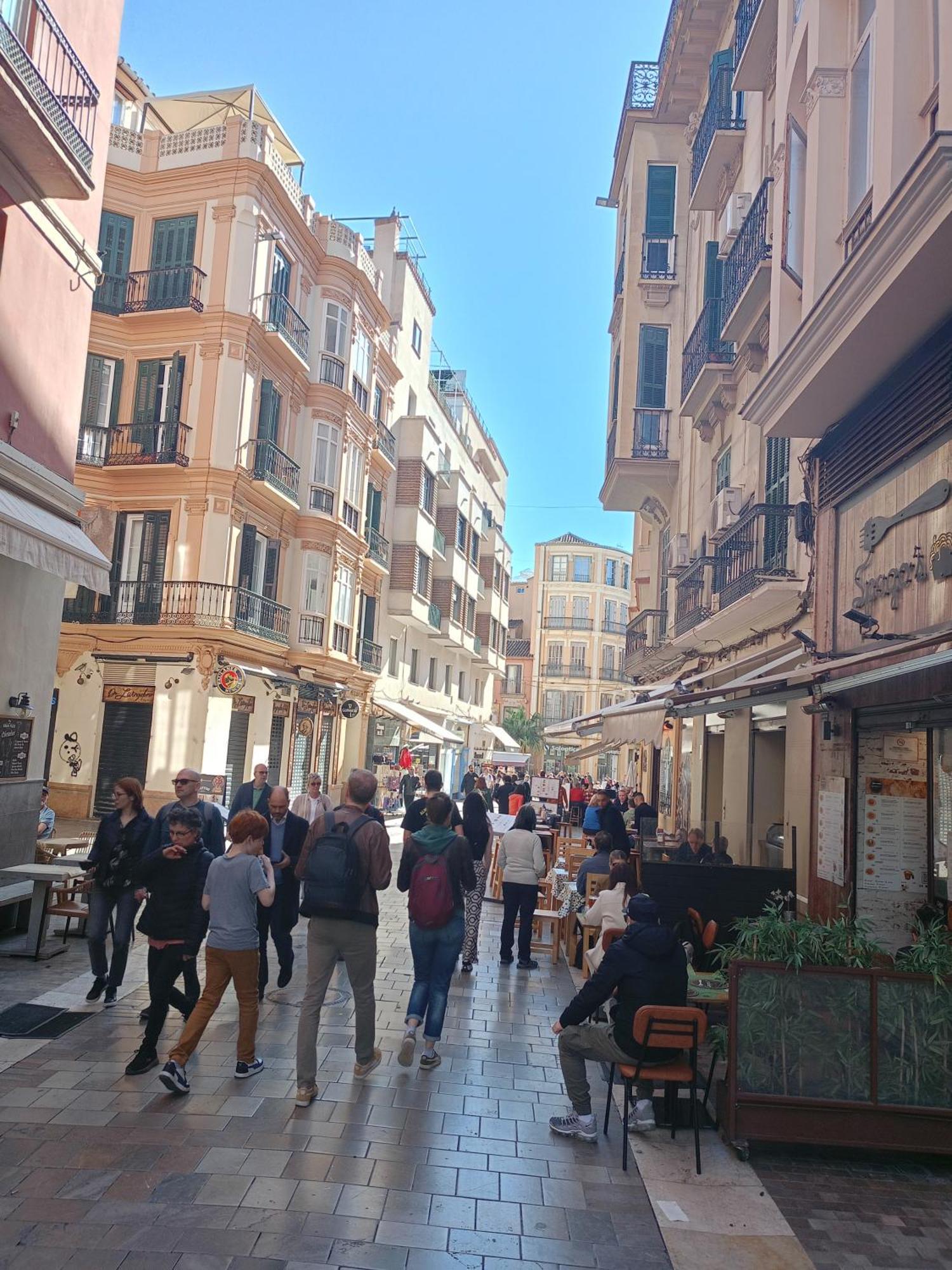 Small Stylish Room With Comfortable Queen-Size Bed In Very Large, Beautifully Decorated Shared Flat In The Historic Centre Of Málaga Extérieur photo